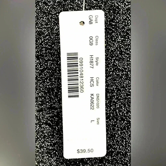 NWT J.Crew Women's Sparkle Bell Sleeve Tee in Charcoal Gray Size Large - Picture 5 of 7